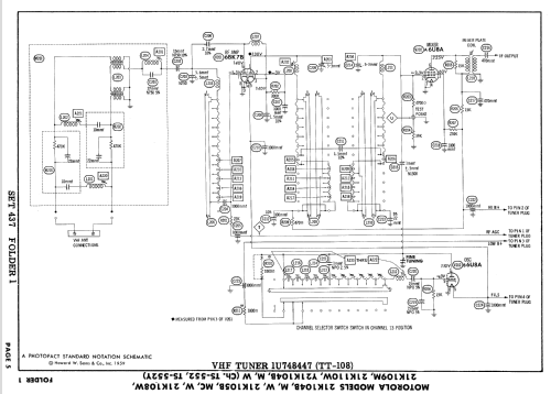 21K104M Ch= TS-552; Motorola Inc. ex (ID = 878502) Televisore