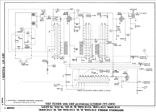 21K104M Ch= TS-552; Motorola Inc. ex (ID = 878504) Television