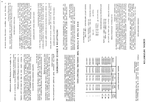 21K104W Ch= TS-552; Motorola Inc. ex (ID = 1486520) Television