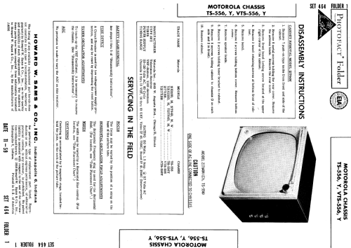 21K123B, M, 21T64B, M, W Ch= TS-556; Motorola Inc. ex (ID = 633927) Télévision