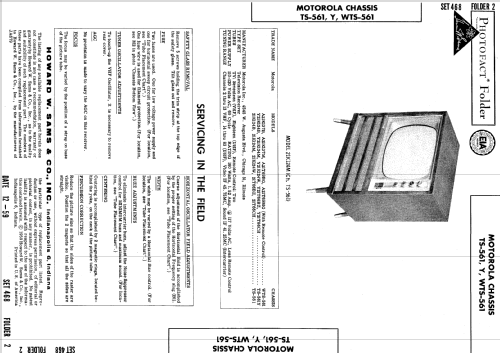 21K124W Ch= TS-561; Motorola Inc. ex (ID = 616213) Télévision