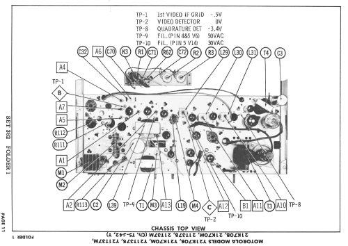 21K70B Ch= TS-542; Motorola Inc. ex (ID = 2488314) Television