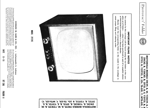 21T21 WTS-531; Motorola Inc. ex (ID = 2658977) Television