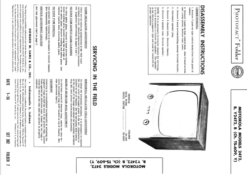 24T2B TS-609; Motorola Inc. ex (ID = 2692797) Television