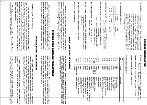 27K2B Ch= TS-602; Motorola Inc. ex (ID = 1084924) Télévision