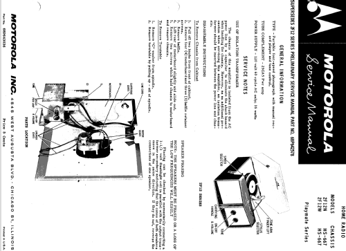 2F12W Ch= HS-667; Motorola Inc. ex (ID = 1139417) Enrég.-R