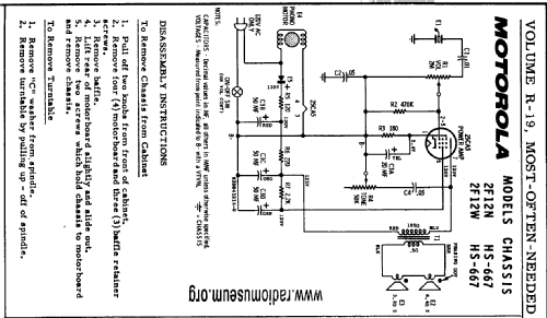 2F12W Ch= HS-667; Motorola Inc. ex (ID = 59730) R-Player