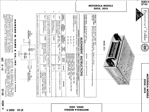 300X ; Motorola Inc. ex (ID = 596291) Car Radio