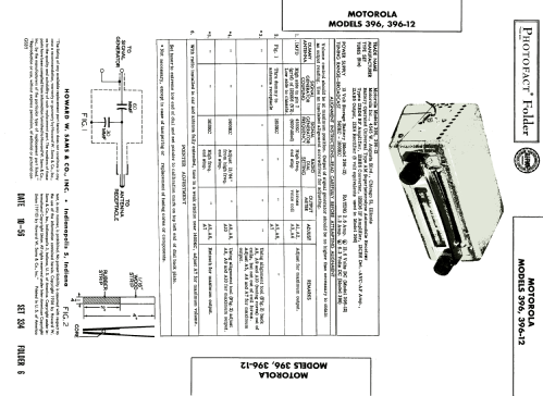 396-12 ; Motorola Inc. ex (ID = 1936003) Car Radio