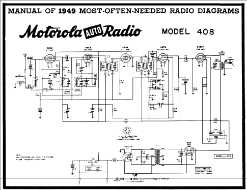 408 ; Motorola Inc. ex (ID = 97315) Car Radio