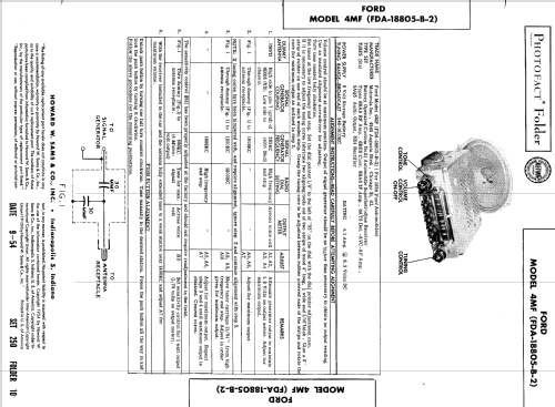 4MF Ch= FDA-18805-B-2; Motorola Inc. ex (ID = 568955) Car Radio