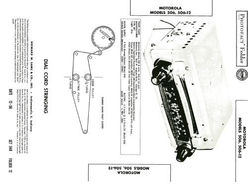 506-12; Motorola Inc. ex (ID = 2027884) Car Radio
