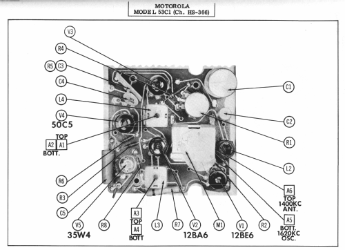 53C2 Ch= HS-366; Motorola Inc. ex (ID = 981737) Radio