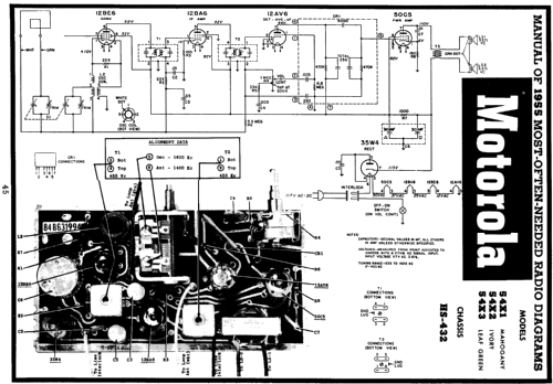 54X2 Ch= HS-432; Motorola Inc. ex (ID = 120160) Radio