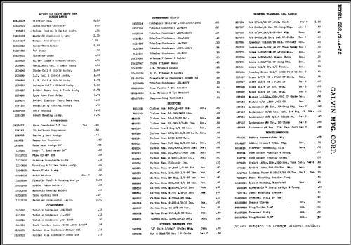 552 Ch= A-32; Motorola Inc. ex (ID = 460650) Car Radio