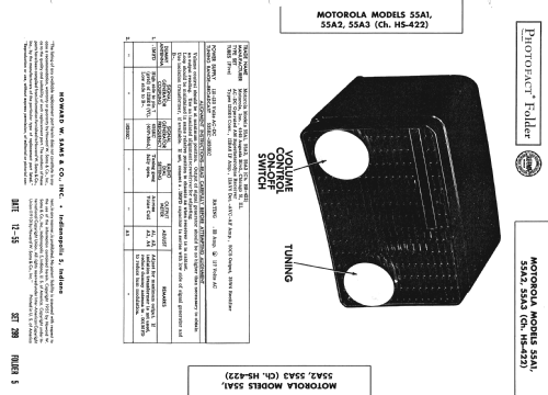 55A3 HS-422; Motorola Inc. ex (ID = 2678654) Radio