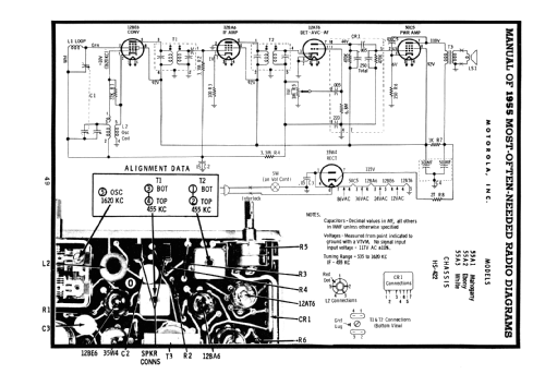 55A3 HS-422; Motorola Inc. ex (ID = 67450) Radio