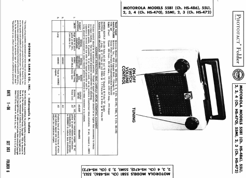 55B1 Ch=HS-486; Motorola Inc. ex (ID = 2699498) Radio