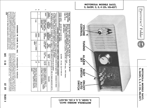 56CC1 Ch=HS-457; Motorola Inc. ex (ID = 2250149) Radio