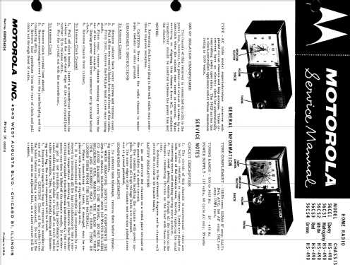 56CS3-A Ch= HS-490; Motorola Inc. ex (ID = 1782786) Radio