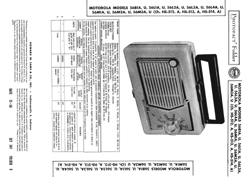 56M3A Ch=HS-514; Motorola Inc. ex (ID = 1462293) Radio