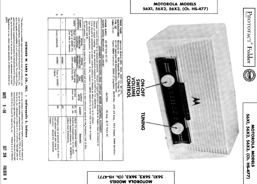 56X1 Ch=HS-477; Motorola Inc. ex (ID = 516234) Radio