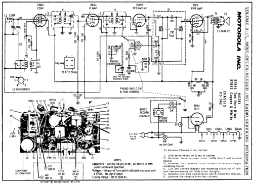 57RF1 Ch= HS-542; Motorola Inc. ex (ID = 131219) Radio