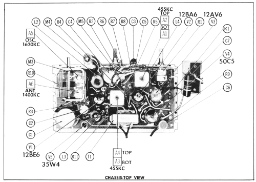 57RF1 Ch= HS-542; Motorola Inc. ex (ID = 1863470) Radio