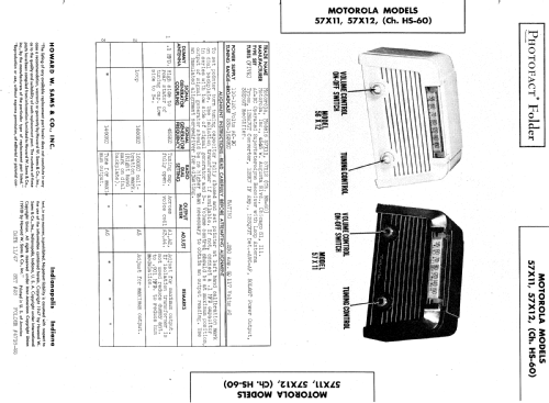 57X12 Pyramid Ch= HS-60; Motorola Inc. ex (ID = 495670) Radio