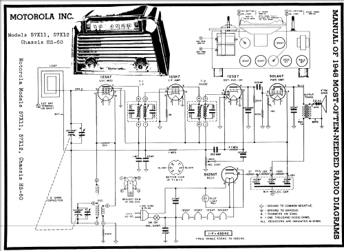 57X12 Pyramid Ch= HS-60; Motorola Inc. ex (ID = 90629) Radio