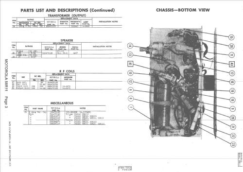 58R11 Ch= HS-116; Motorola Inc. ex (ID = 1422938) Radio