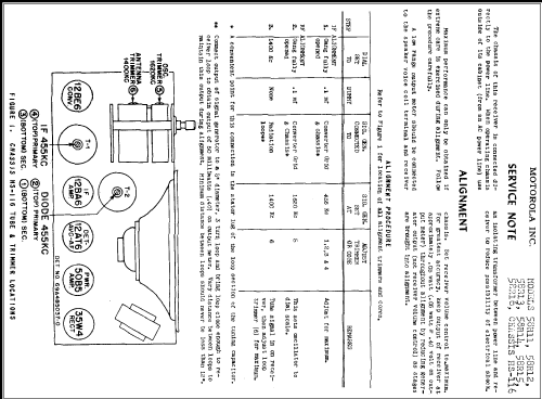 58R13 Ch= HS-116; Motorola Inc. ex (ID = 294251) Radio