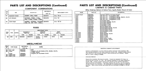 597X ; Motorola Inc. ex (ID = 2421116) Car Radio