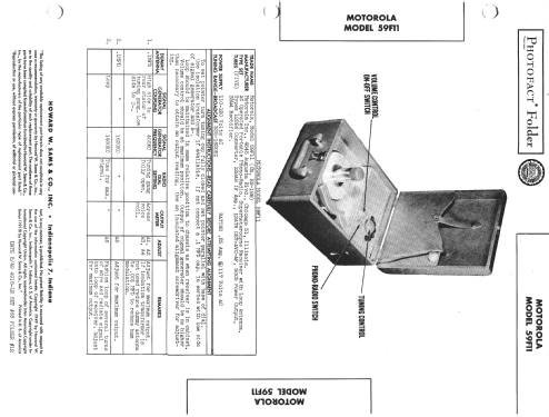 59F11 Ch= HS-188; Motorola Inc. ex (ID = 1355853) Radio