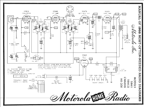 59H12I Ch= HS-206; Motorola Inc. ex (ID = 109686) Radio