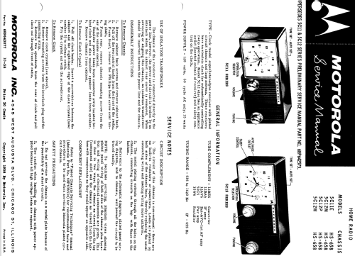 5C12M Ch= HS-658; Motorola Inc. ex (ID = 1143159) Radio