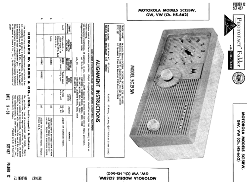 5C15BW Ch= HS-662; Motorola Inc. ex (ID = 516753) Radio