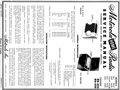 5J2 Ch= HS-250; Motorola Inc. ex (ID = 1069625) Radio
