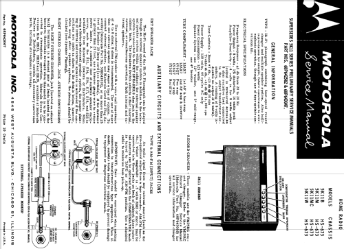 5K11B Ch= HS-673, A, B, C, C-1, D; Motorola Inc. ex (ID = 1140590) Sonido-V