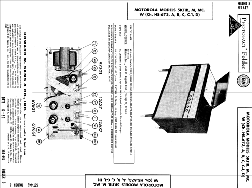 5K11M Ch= HS-673, A, B, C, C-1, D; Motorola Inc. ex (ID = 648573) R-Player