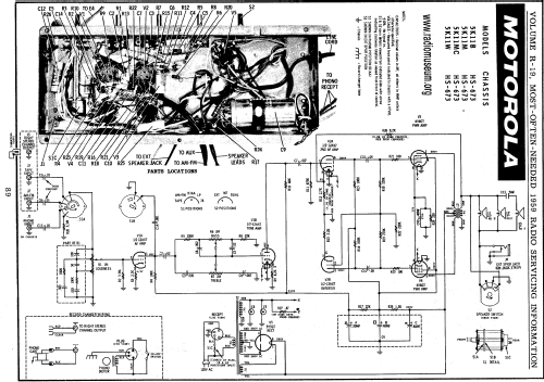 5K11W Ch= HS-673, A, B, C, C-1, D; Motorola Inc. ex (ID = 59737) Enrég.-R