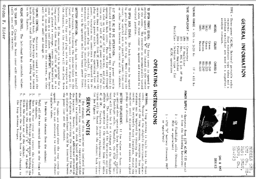 5M1U HS223; Motorola Inc. ex (ID = 109958) Radio