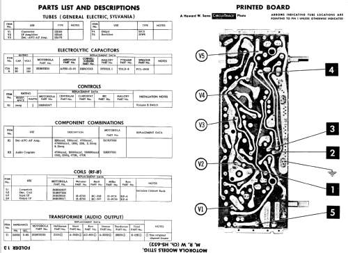 5T11R Ch= HS-652; Motorola Inc. ex (ID = 517765) Radio