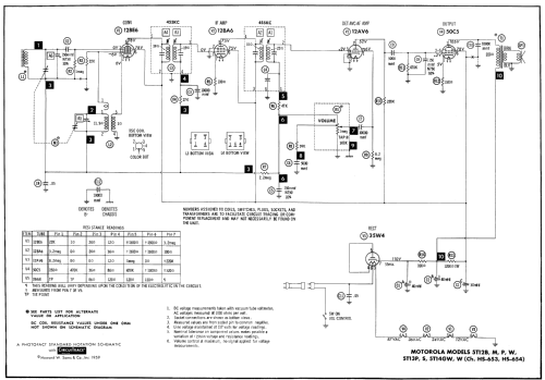 5T14GW Ch= HS-654; Motorola Inc. ex (ID = 517719) Radio
