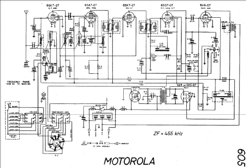 605 Ch= AS-15; Motorola Inc. ex (ID = 18687) Autoradio