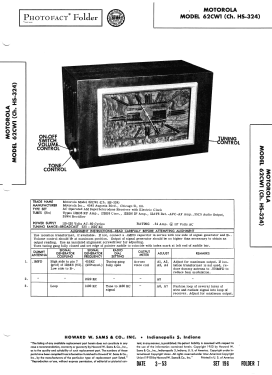 62CW1 Ch= HS-324; Motorola Inc. ex (ID = 3144612) Radio