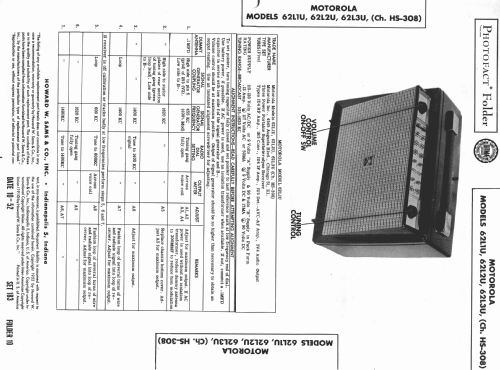 62L1U Ch= HS-308; Motorola Inc. ex (ID = 981577) Radio