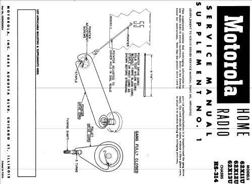 62X12U Ch= HS-314; Motorola Inc. ex (ID = 1073053) Radio