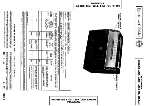 63L3 ; Motorola Inc. ex (ID = 982342) Radio