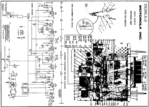 66MF Ford FDR-18805-B1; Motorola Inc. ex (ID = 125758) Car Radio